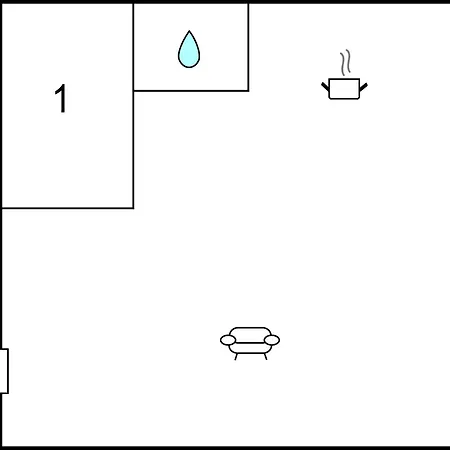 1 Bedroom Nice In *